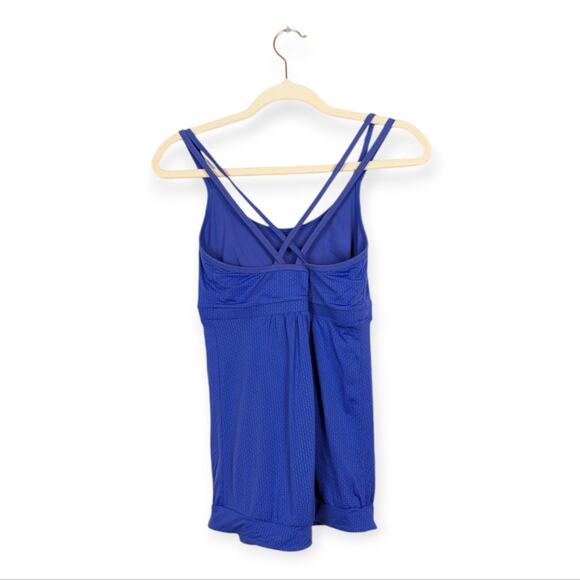 Victoria’s Secret Sport Blue Strappy Stretch Active Tank Top - Picture 2 of 7